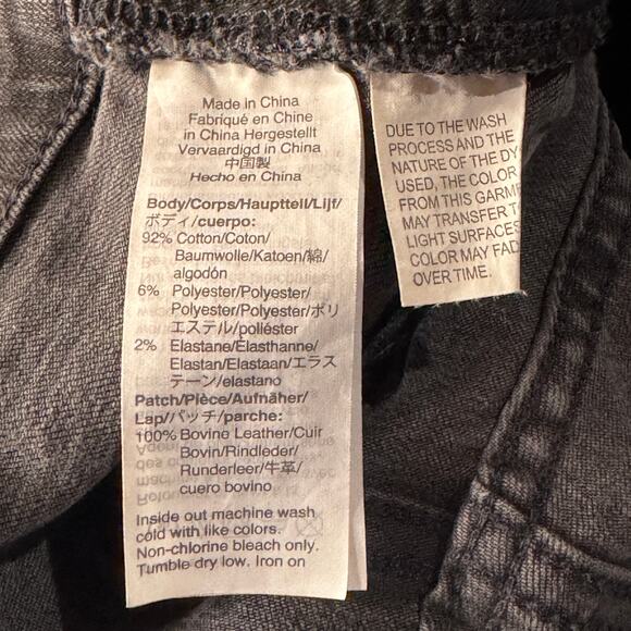 Madewell SZ 25 - 11” High-Rise Skinny Jeans Stretch Zip-Fly Pockets Black Wash - Picture 10 of 10